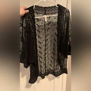 Women’s black cover up
